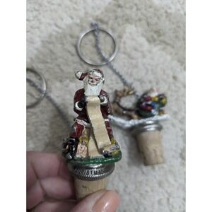 WTU Cork Wine‎ Stopper Lot Christmas